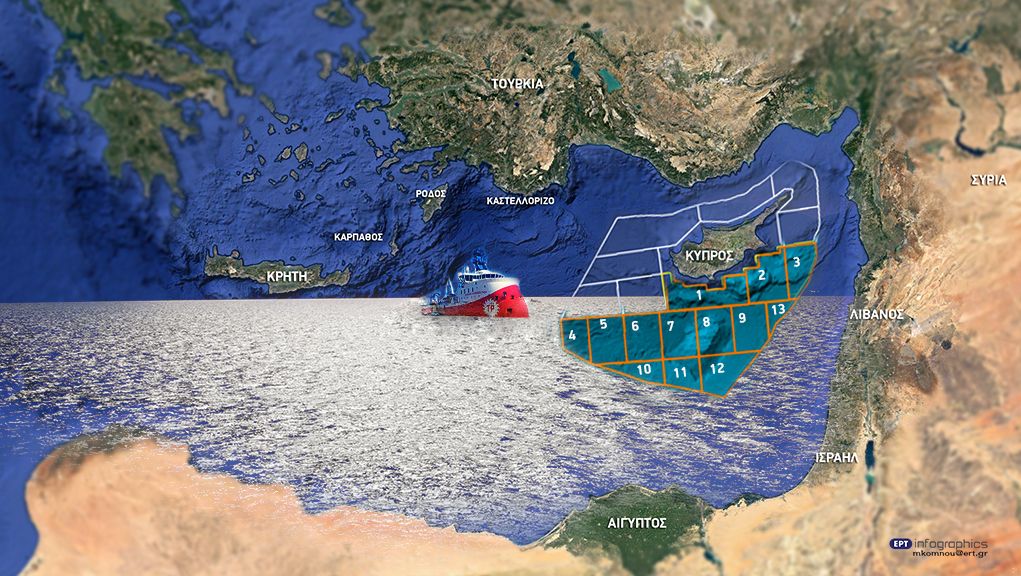 Ανοιχτή γραμμή Αθήνας- Λευκωσίας για τις εξελίξεις στην Αν. Μεσόγειο (video)
