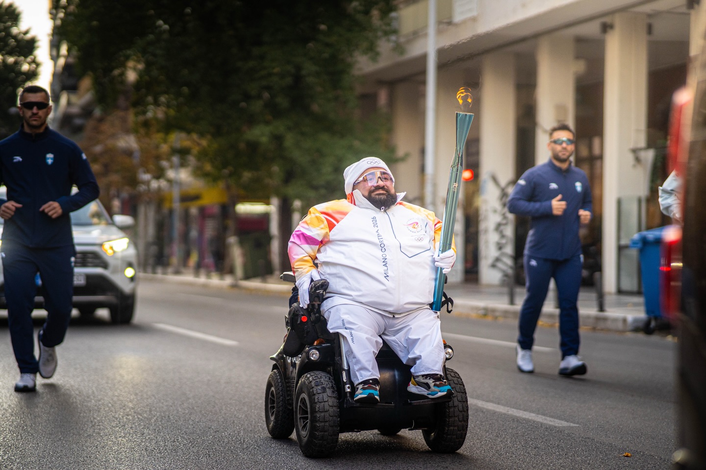 Λαμπαδηδρόμος των Milano Cortina 2026 ο Εβρίτης Παραολυμπιονίκης Δημήτρης Καρυπίδης